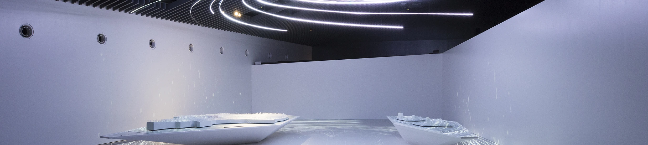 Interior view of AMADA showroom