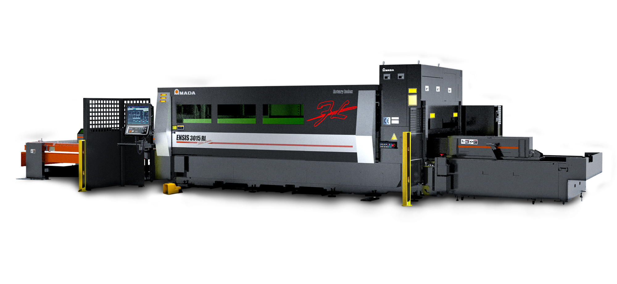 fiber laser with rotary index