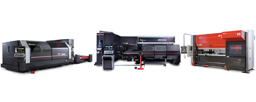 AMADA's Ventis 3015 AJ, ACIES 2515 AJ and HG 2204 ATC