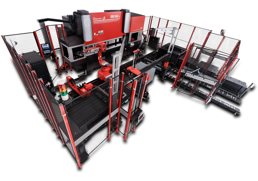EGB 1303 ARse Electric Automated Bending Press Machine with Bending Robot and Conveyors