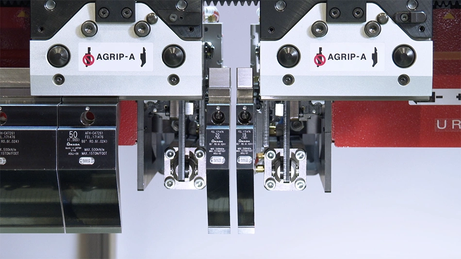 HRB Press Brake AGRIP-A Tooling Close Up