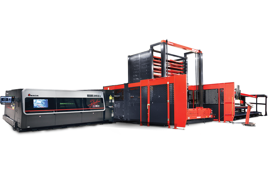REGIUS 3015 Fiber Laser with
AMS CLT and TK-L