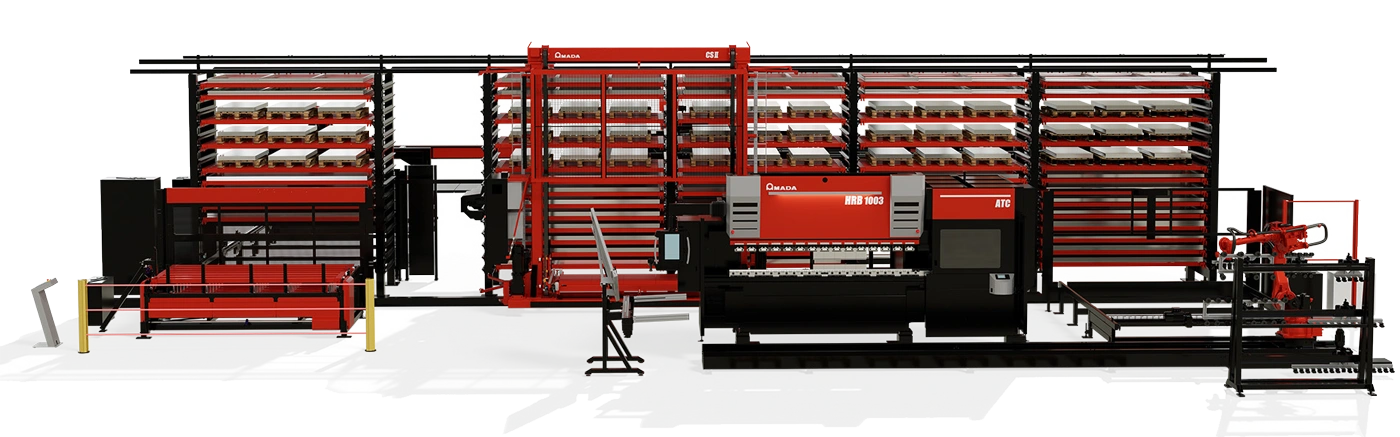 CS 2 300 Compact Storage System with Stacker Crane with HRB 1003 ATC