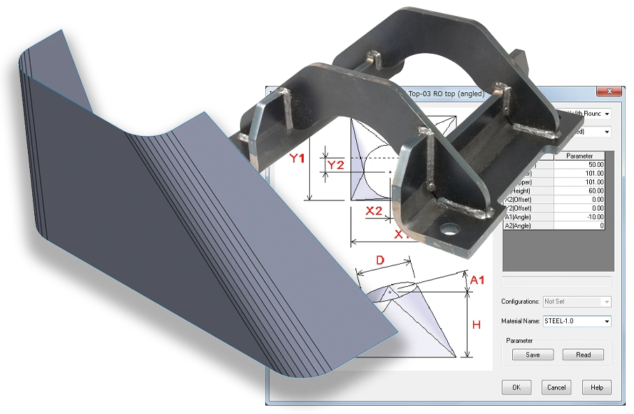 Sheetworks 3D Sheetmetal Unfolding Sheet Metal Design Software
