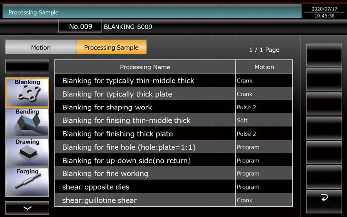 Simple Selectable Motion Programming SSMP